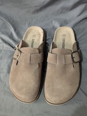 Cushionare Mules Slip On Taupe